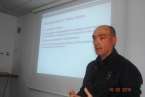 Charla de profesor Romero en la sede de Más por Telde (Foto TA)