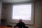 Charla de profesor Romero en la sede de Más por Telde (Foto TA)