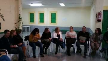La reunión tuvo lugar en la sede del colectivo (Foto TA)