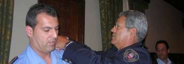 Miguel Álvarez, el dia que tomo posesión como sargento (Foto TA)
