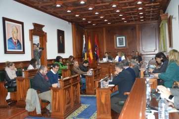 Imagen del Pleno de la pasada semana (Foto TA)