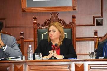 Un momento del Pleno de este martes (Foto TA)