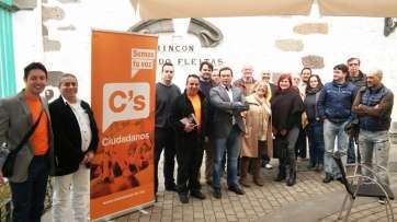 Encuentro de trabajo de Ciudadanos en Telde, semanas atrás (Foto TA)