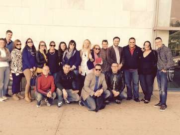 Representación de CC que acudió al encuentro juvenil en Tenerife (Foto TA)