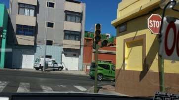 Semáforo averiado desde hace una semana (Foto TA)