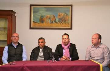 Integrantes de Compromiso por Telde que presentaron la baja del partido (Foto TA)