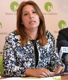 La candidata nacionalista Carmen Hernández (Foto TA)