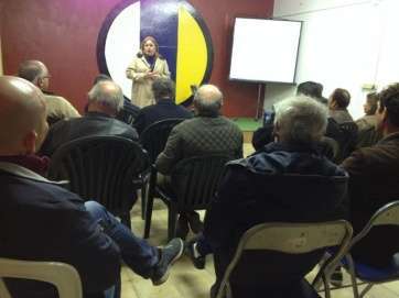 Castellano este miércoles en el Distrito Costa (Foto TA)