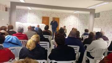 Imagen del acto del CCN celebrado ayer en Las Huesas (Foto TA)