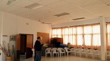 Martel supervisa las obras (Foto TA)