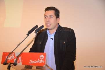 Alejandro Ramos, en el día de la presentación como candidato (Foto Antonio Alí)
