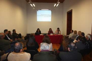 Momento de la reunión de NC Telde con el tejido empresarial y comercial del municipio (Foto TA)