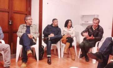 Imagen de la asamblea abierta de Juntos se puede por Telde celebrada ayer miércoles (Foto TA)