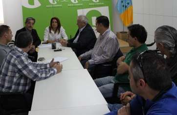 Momento del encuentro que mantuvo NC con la ACEGC (Foto TA)