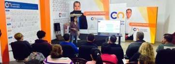 Momento del comité local de este martes del CCN de Telde (Foto TA)