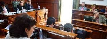 Momento de un Pleno reciente del Ayuntamiento de Telde (Foto TA)