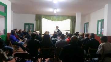 Momento de la reunión (Foto TA)