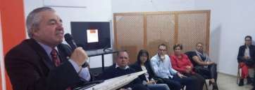 Imagen de la asamblea celebrada esta noche por los centristas de Telde (Foto TA)