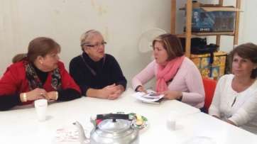 Encuentro Más por Telde y colectivo Flora Tristán (Fotos TA)