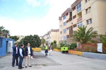 Obras de mejora en Jinámar (Foto TA)