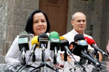 Margarita Alonso, portavoz del colectivo de afectados por la ampliación del Aeropuerto de Gando (Foto TA)