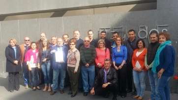 La presentación de la lista en la Junta Electoral de Zona tuvo lugar este domingo (Foto TA)