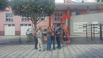 Imagen de las obras acometidas en Las Huesas (Foto TA)