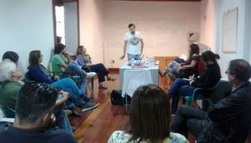 Reunión del equipo electoral de la candidatura (Foto TA)