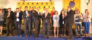 Momento final de la presentación (Foto TA)