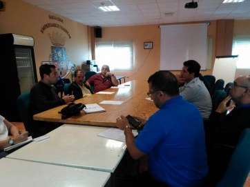 Momento de la reunión (Foto TA)