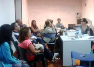 Reunión de miembros de la candidatura de Se Puede Ganar (Foto TA)