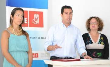 El candidato del PSOE al Ayuntamiento de Telde, Alejandro Ramos, presenta los cinco principios que marcarán la actuación de su formación (Foto TA)