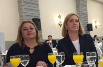 Mari Carmen Castellano y Mercedes Roldós, en una foto de archivo (Foto TA)