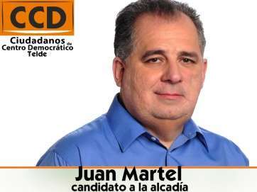 El candidato a la Alcaldía de Telde por el CCD, Juan Martel (Foto TA)
