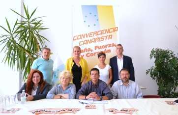 Presentación del programa electoral del Partido Convergencia Canarista Telde (Foto TA)
