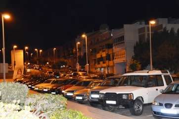 Imagen captada hace unos minutos en el tramo que estuvo dos noches sin luz (Foto TA)