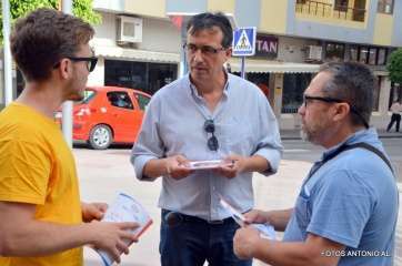 Artiles, en Los Llanos, ayer sábado (Foto Antonio Alí)