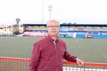 Henríquez, líder de Roque de Gando, en El Hornillo (Foto TA)