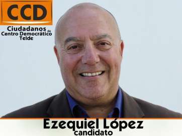 El comunicador y candidato del CCD en Telde, Ezequiel López (Foto TA)
