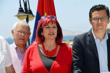 Pablo Rodríguez y Saro Sosa, días atrás en Melenara (Foto TA)