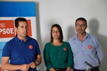 Miembros de la candidatura del PSOE de Telde (Foto TA)