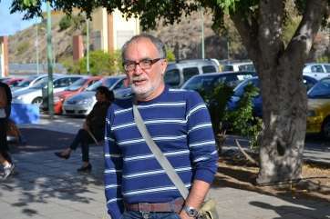 Pedro Galván, en una imagen de archivo en el Valle de Jinámar (Foto TA)