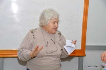 Juana María Ruiz, presidenta del Colectivo de Mujeres Isadora Duncan de Telde (Foto Antonio Alí)