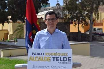 El candidato a la Alcaldía de Telde por Coalición Canaria (CC), Pablo Rodríguez (Foto TA)
