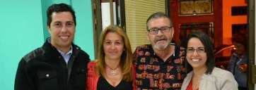 Alejandro Ramos, María Soledad Hernández, Gregorio Viera y Saraiba Leal, concejales electos del PSOE en Telde (Foto TA)