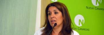 Imagen de archivo de la presidenta y futura alcaldesa de Telde por NC, Carmen Hernández (Foto TA)