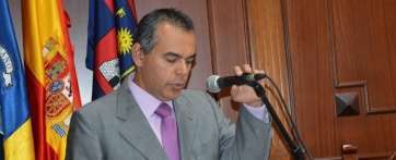 Álvaro Monzón, ayer en el Pleno (Foto TA)