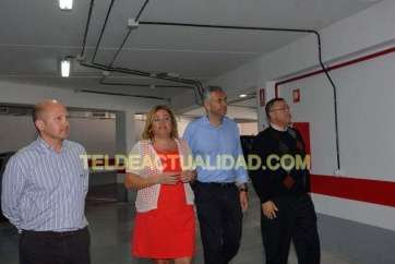 Imagen de archivo de la inauguración del aparcamiento subterráneo de San Juan (Foto TA)