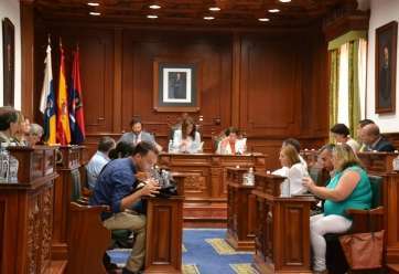 Imagen del pasado Pleno extraordinario de la Corporación municipal (Foto TA)