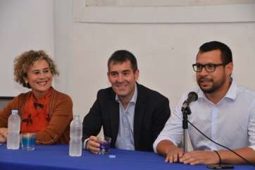 Imagen de archivo de un acto de partido en el que participó Fernando Clavijo en Telde (Foto TA)